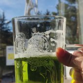 Zelený čtrvtek - zelené pivo