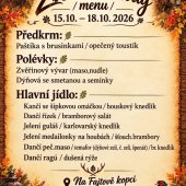 Zvěřinové hody 15. - 18. 10. 2026