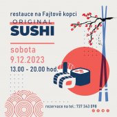 Sushi menu na Fajtově kopci v sobotu 9. 12.