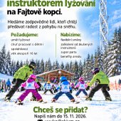 Staň se instruktorem lyžováni