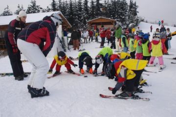 Lyžařská škola - leden 2010